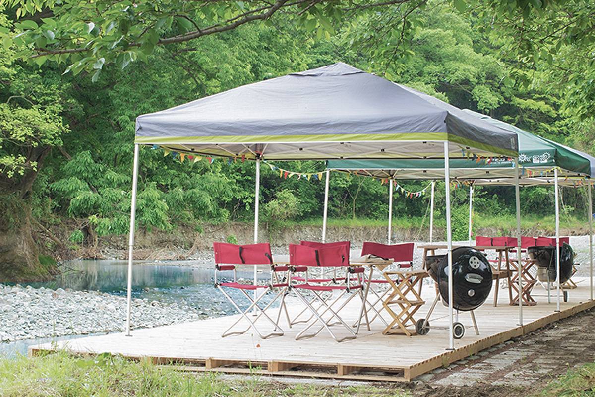 河原BBQエリア
