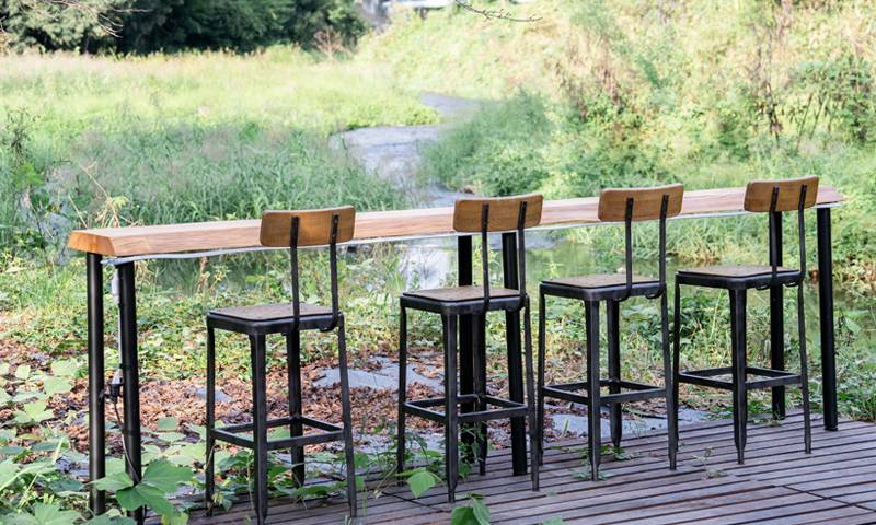 川床カウンター